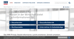 Desktop Screenshot of iww.de