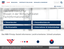 Tablet Screenshot of iww.de
