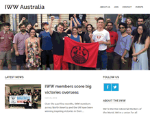 Tablet Screenshot of iww.org.au